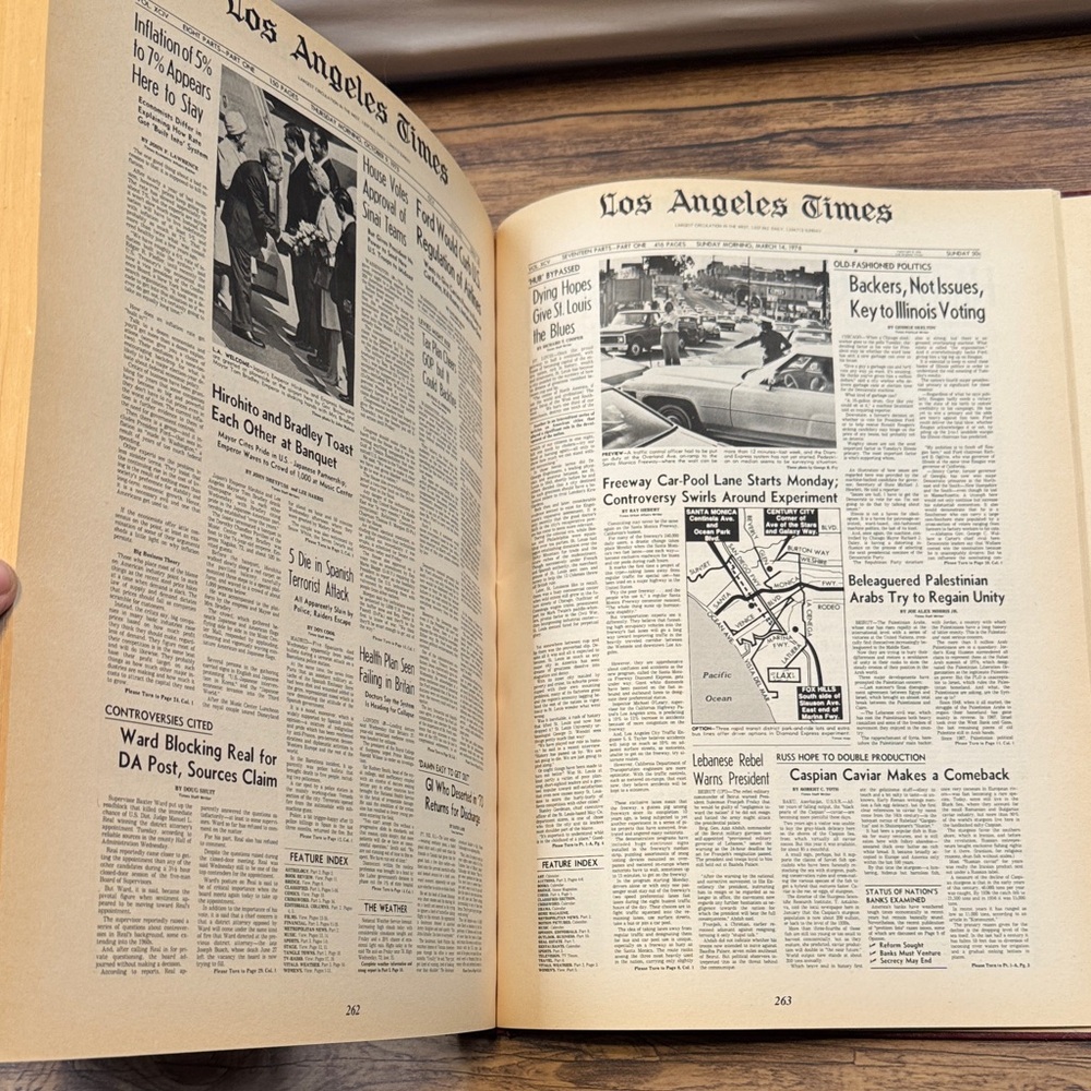 Front Page Los Angeles Times Book - Picture 5 of 6